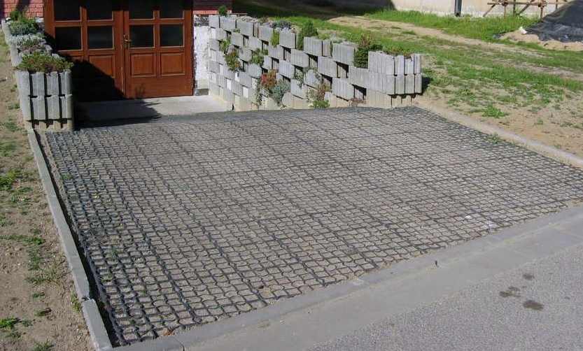 zatravňovací dlažba
